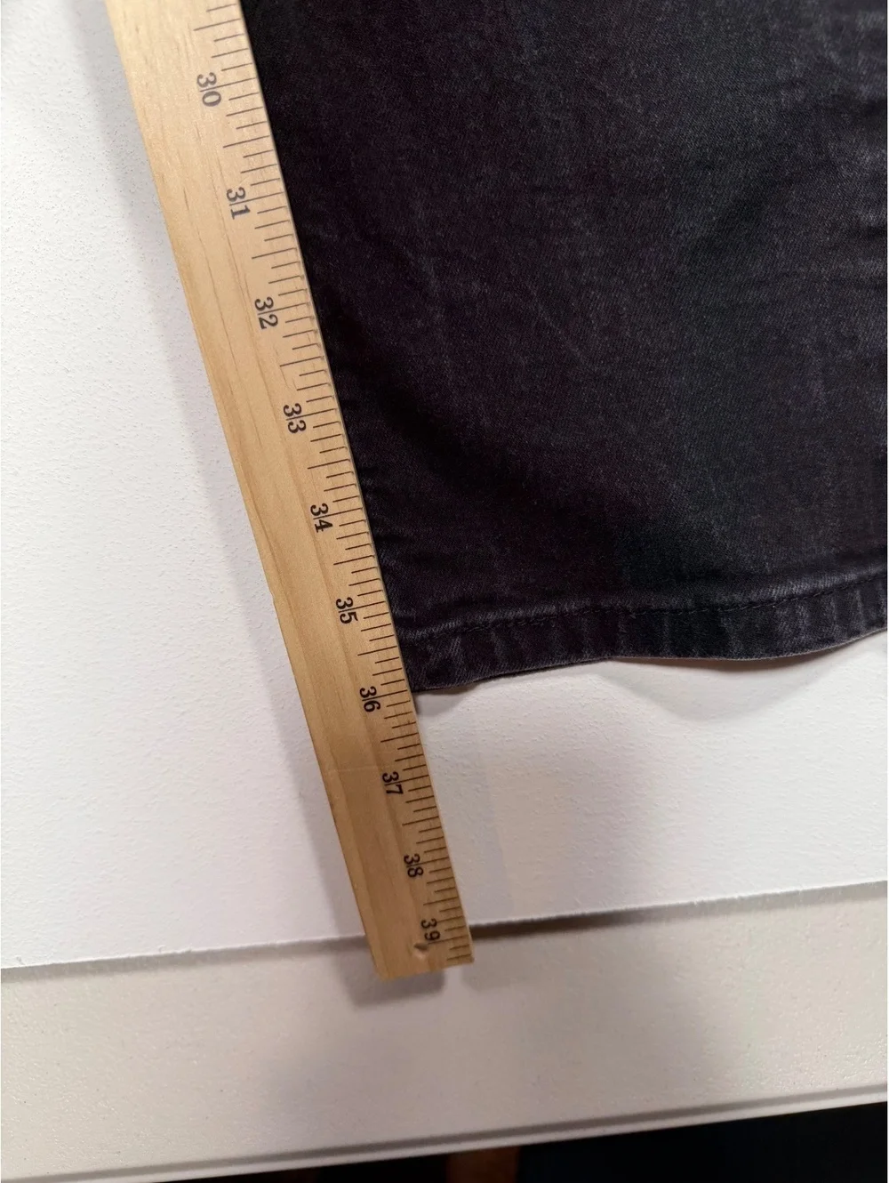 Levi’s 514 Straight Fit Jeans Mens 32x36 Black Wash Denim Pants